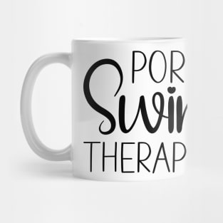 Porch Swing Therapy Tee Shirt Mug